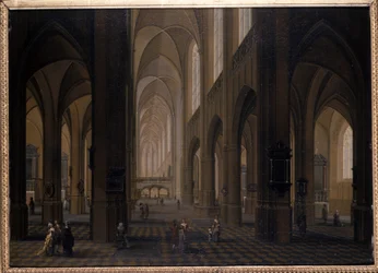 Interior of a Gothic Church